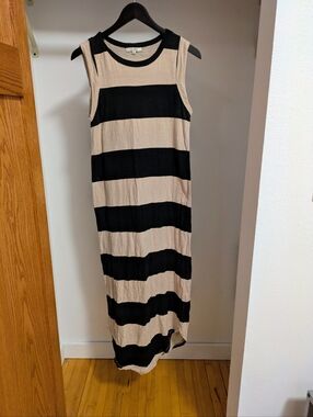 Z Supply Blakely striped foldover maxi dress size xs